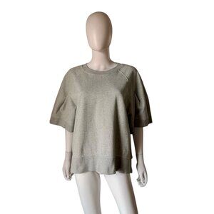 Calia Short Sleeve Sweatshirt Light Gray Size XXL